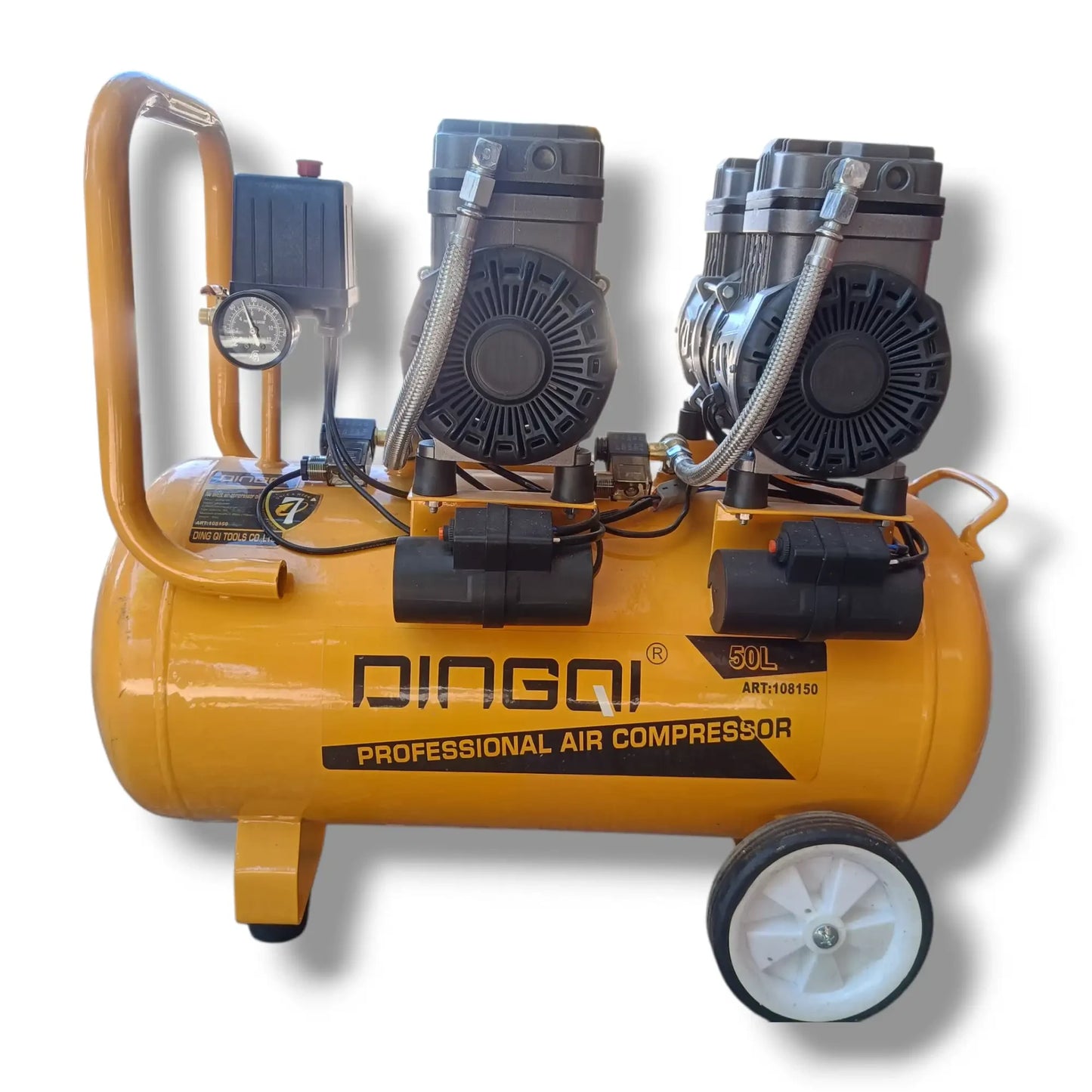 🔧 Compresseur d’air Silencieux DINGQI – Puissance, Silence et Mobilité.