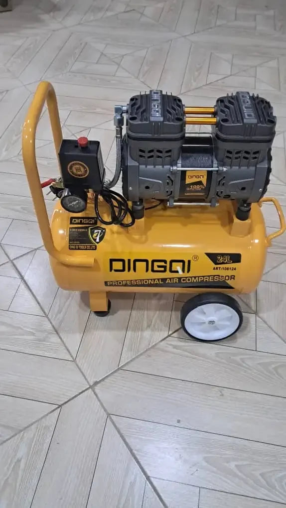 🔧 Compresseur d’air Silencieux DINGQI – Puissance, Silence et Mobilité.