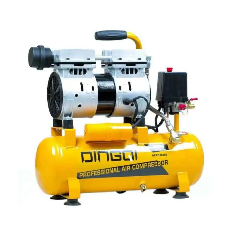 🔧 Compresseur d’air Silencieux DINGQI – Puissance, Silence et Mobilité. 9L