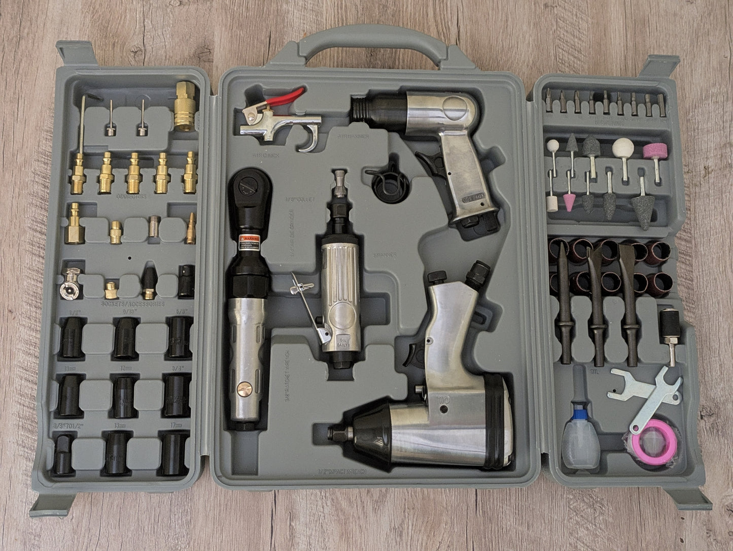 Kit d’Outils Pneumatiques 70 Pièces