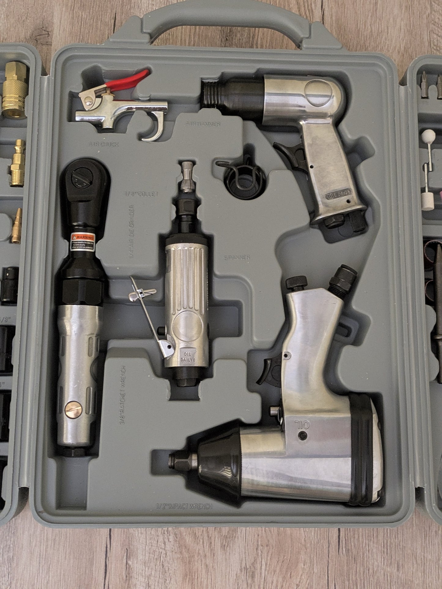 Kit d’Outils Pneumatiques 70 Pièces