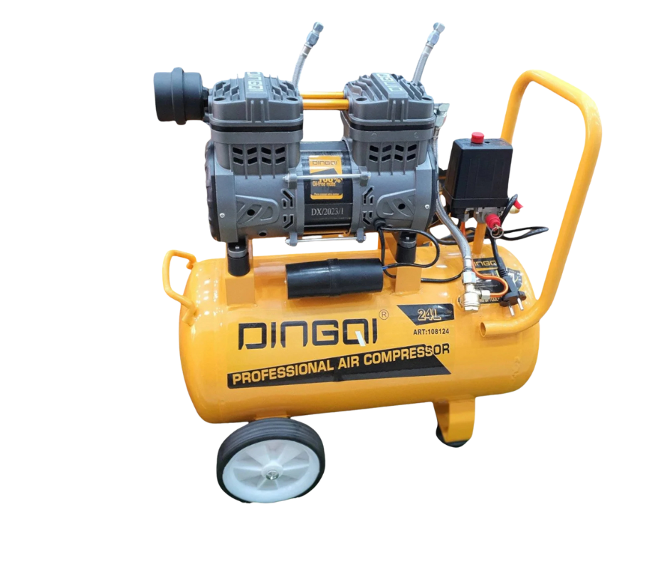 🔧 Compresseur d’air Silencieux DINGQI – Puissance, Silence et Mobilité.