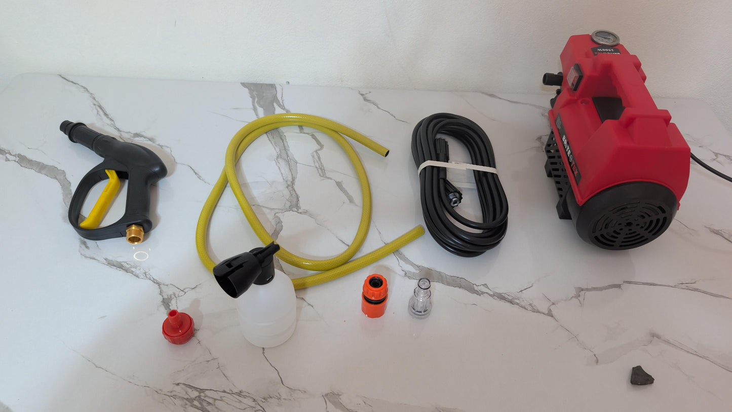 💦🔧 NETTOYEUR HAUTE PRESSION 2500W – 180BAR BRITETEX