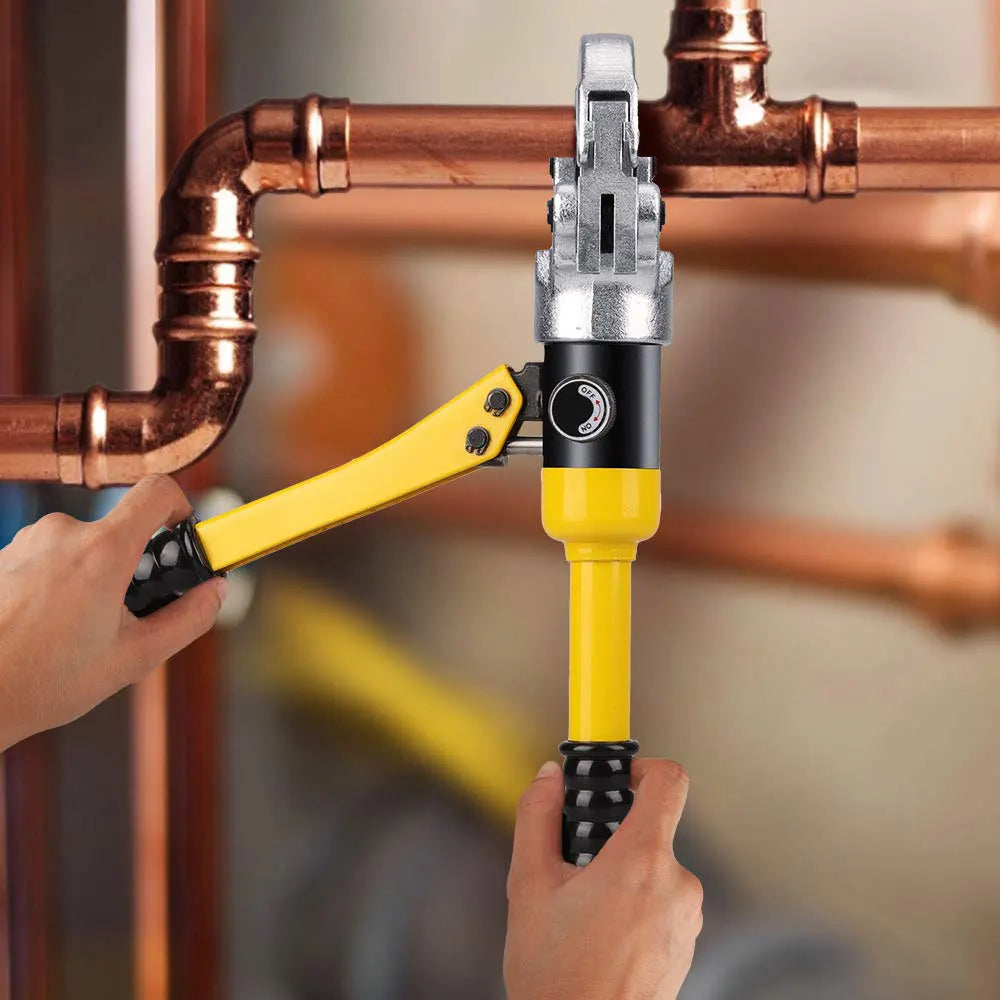 🔧 أداة كبس هيدروليكية احترافية لأنابيب الألمنيوم والبلاستيك