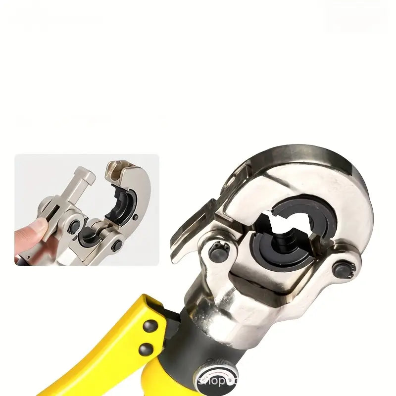 🔧 أداة كبس هيدروليكية احترافية لأنابيب الألمنيوم والبلاستيك