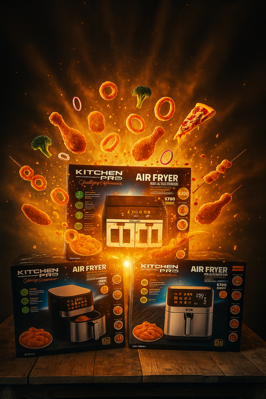 🔥 KitchenPro – Friteuse à air (8L / 9L / 10L)